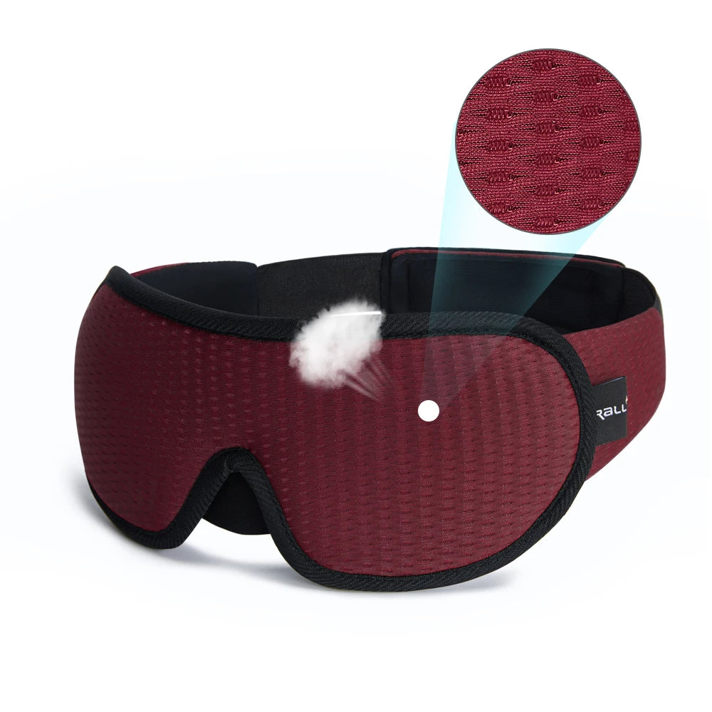 3D Sleeping Mask Block Out Light Soft Padded