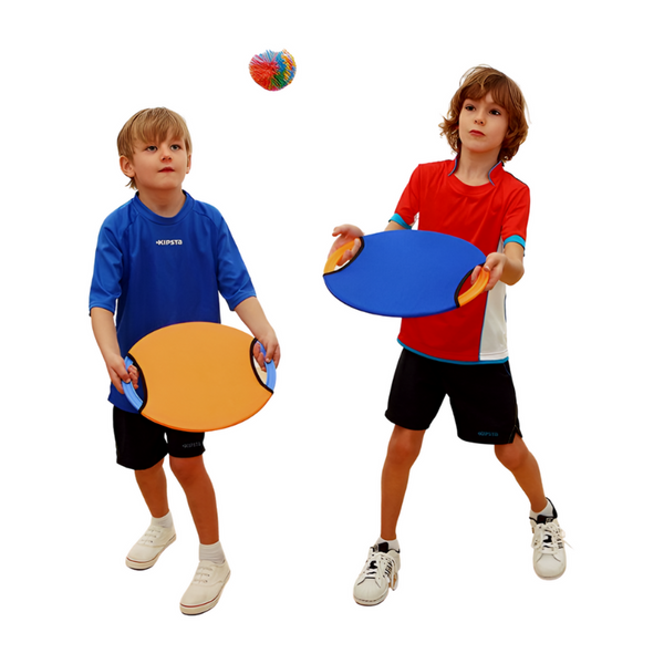 2x Bouncy Discs Paddle Ball Game